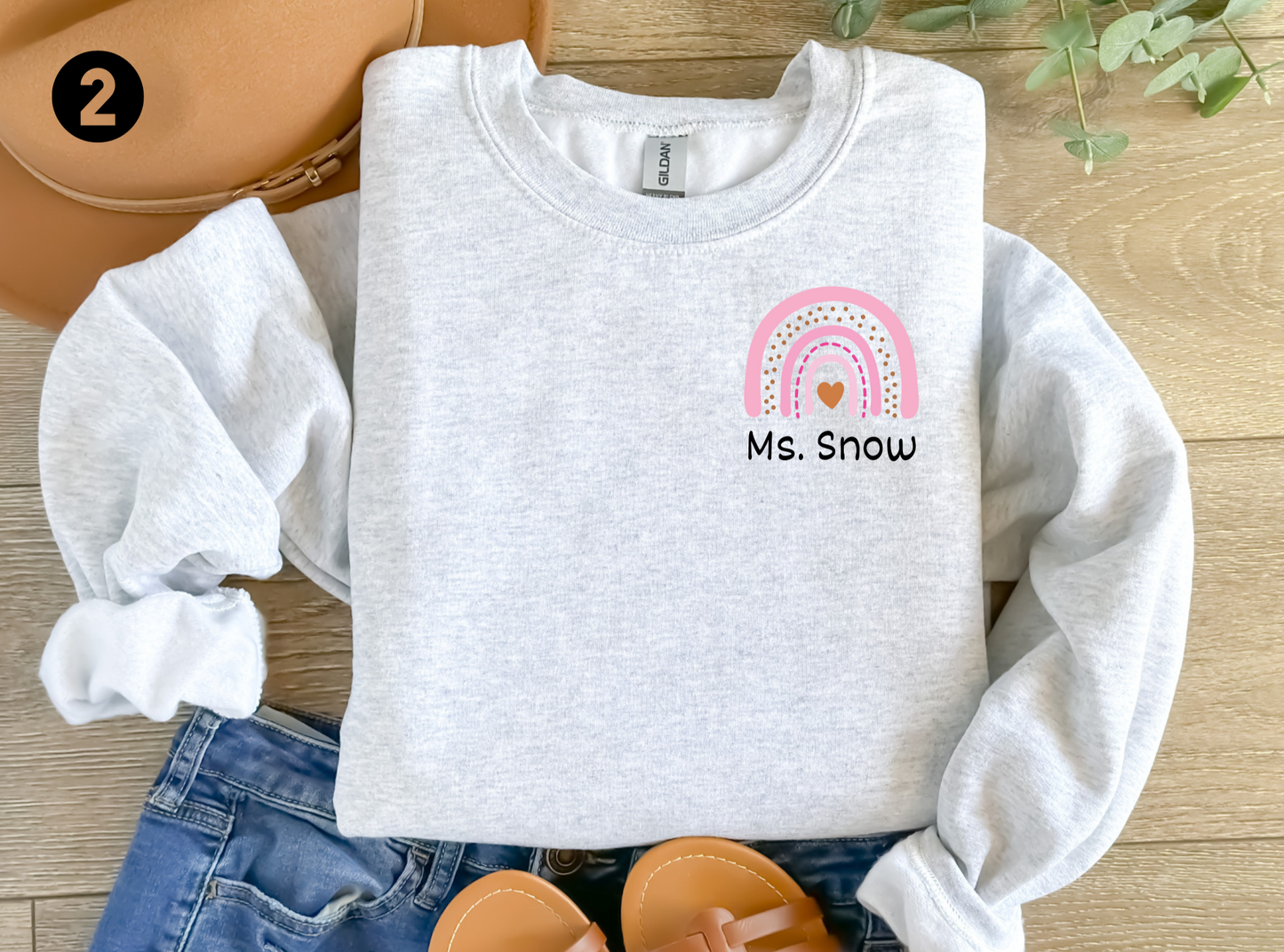 Custom Teacher Name Sweatshirt